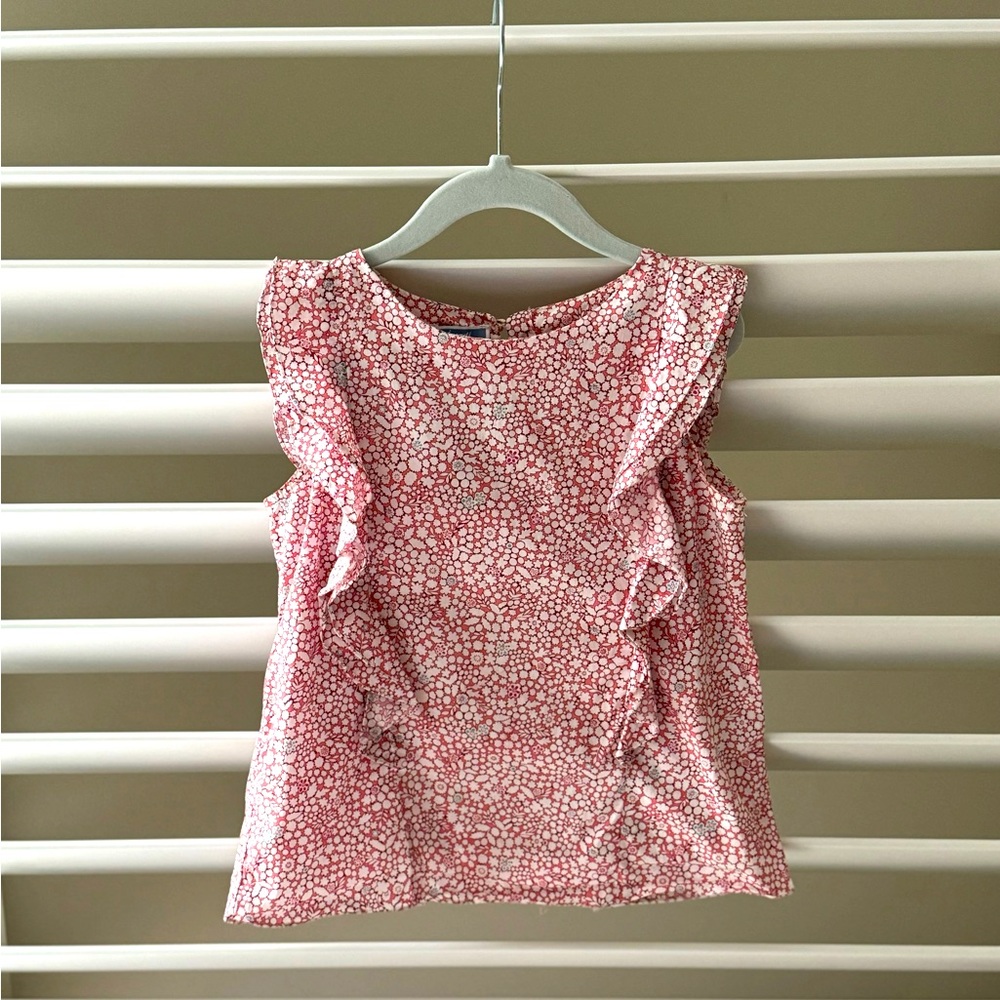 Jacadi Size 6 floral blouse